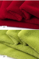 8mm Imitation Rabbit Fur Fabric Soft Short Plush For Warm Scarf, Doll,DIY Plush Toys Fabric Background Display Cloth 50x50cm/1m