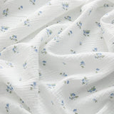 Breathable Pure Cotton Double-Layer Crepe Fabric For Bedding Home Wear Pajama Summer Dress DIY Clothing Cloth 135x50cm/500cm
