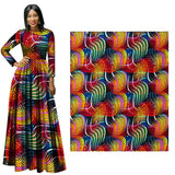 Veritablewax Africa Ankara Prints Batik Wax Fabric DIY Textile Nigeria African Polyester Fabric Dress Sewing Tissu Craft 6 yards