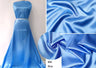 Plain Satin 58" Wide | 1Meter | 2Meters | 5Meters | Soft Charmeuse Fabric Scarf Craft DIY Material Blue