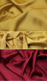 High End Bright Silk Striped Imitation Acetic Acid Fabric Satin Glossy Silk Smooth Drape Feeling Suit Dress Pants Fabric
