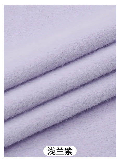 50x50cm 5mm Soft Breathable Elastic Faux Fur Fabric for Sewing Plush Toy Doll Scarf Hat Decorative Cloth Handmade DIY Fabrics