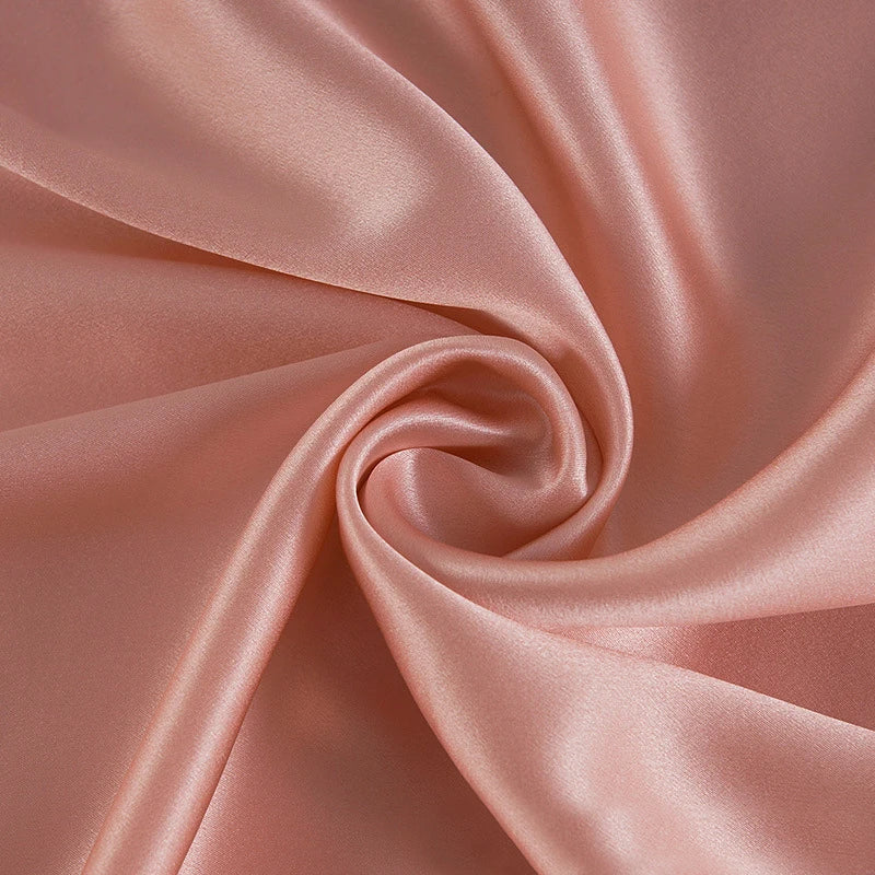 100% Mulberry Stain Silk Fabric 22 Momme Width 114cm Plain Dyed Silk Super Smooth For Wedding DIY Dress Clothing Bedding