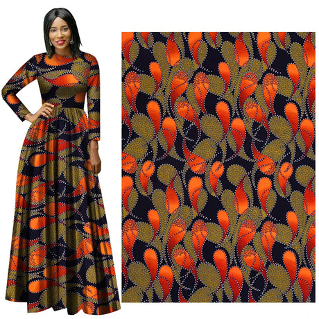 African Fabric Cloth By The Yard 3/6 Yards Ankara Print Wax Fabric for Party Dress Making and Sewing