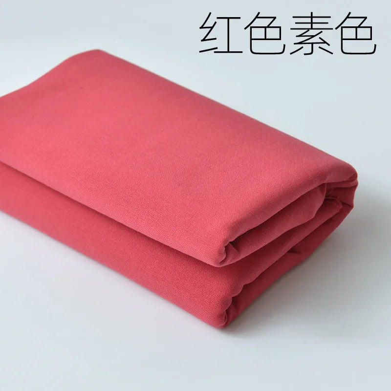 Home Furnishings Tablecloths Curtains Cushions Sofas Thickened Yarn Dyed Polyester Cotton Checkered Stripes Solid Colors Fabric