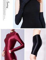 Bright Shiny Stretch Satin Fabric, Spandex Lycra Cloth for Dance Dress, Sports and Yoga Material,Black,White,Blue,By the Meter,