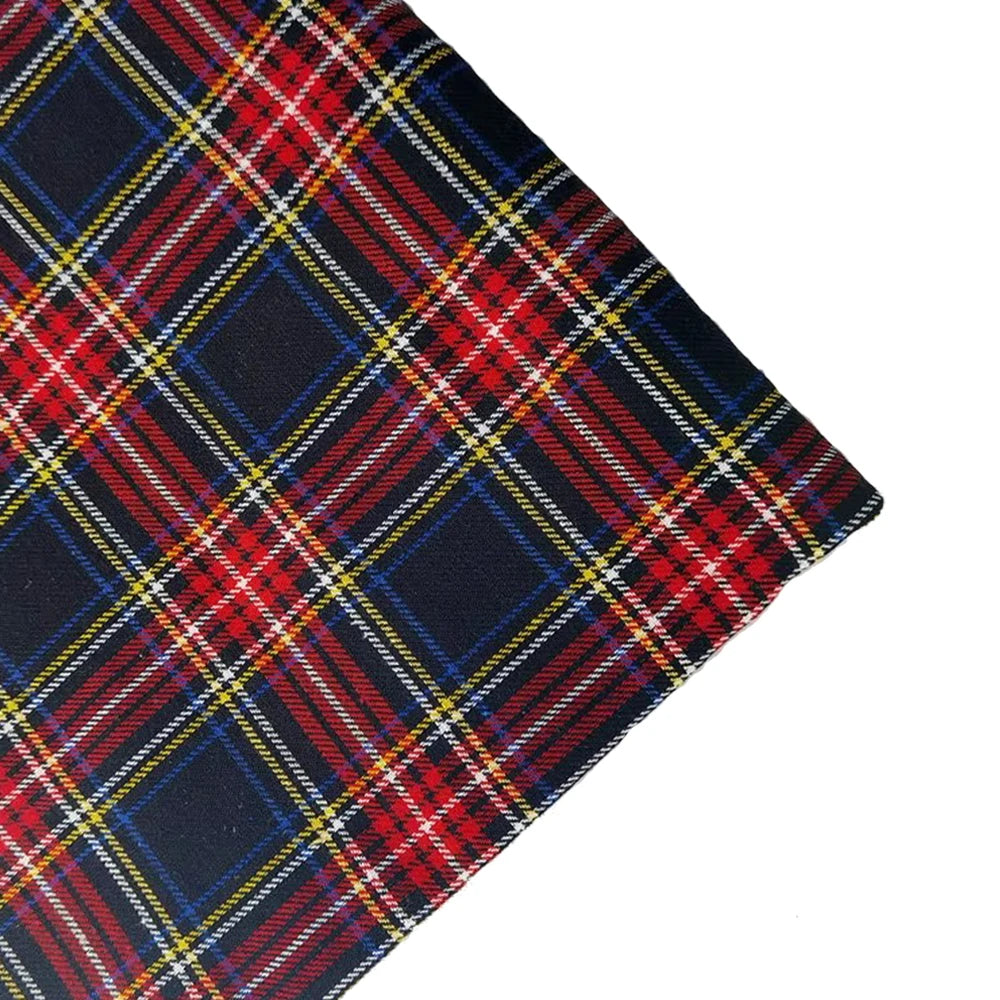 1-3 Yard Medium Thick Classic and Stylish Scottish Checks Polyester Cotton Fabric for Sewing Ladies Skirt,Tartan Designer Fabric