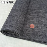 100cm*148cm Solid Color Thick Coarse Linen Sofa Fabric Cotton and Linen Curtain Tablecloth DIY Polyester Linen Fabric 400-500g/m