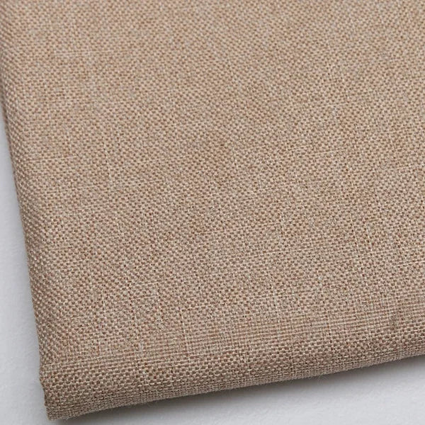 Thickening Solid Color Polyester Linen Fabric Dust-proof Coarse Fabric Canvas Sofa DIY Curtains Tablecloths Seat Cushions Fabric