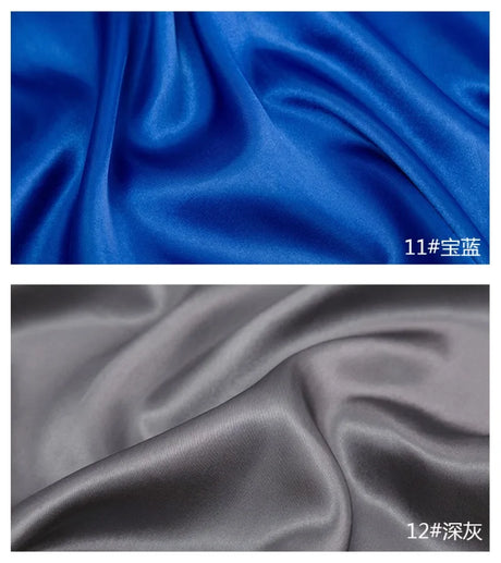 0.5m/1m/2m Satin Fabric Lining Soft and Shiny Silk-Like Material,for Clothing and Lining, Garments, DIY Craft, and Gift Wrapping