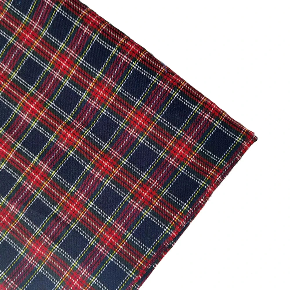 1-3 Yard Medium Thick Classic and Stylish Scottish Checks Polyester Cotton Fabric for Sewing Ladies Skirt,Tartan Designer Fabric