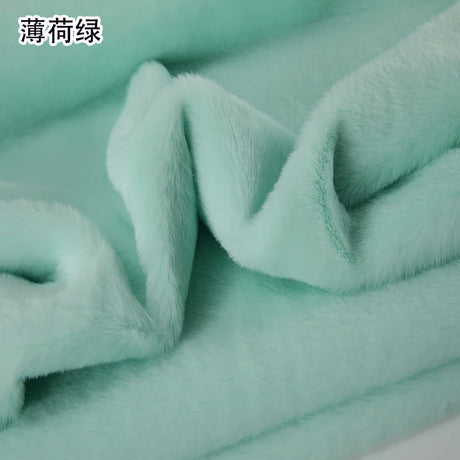 White Grey Colour Series 8mm imitation Rex rabbit Fur Fabric short plush fabric cabinet tablecloth display scarf cotton doll DIY
