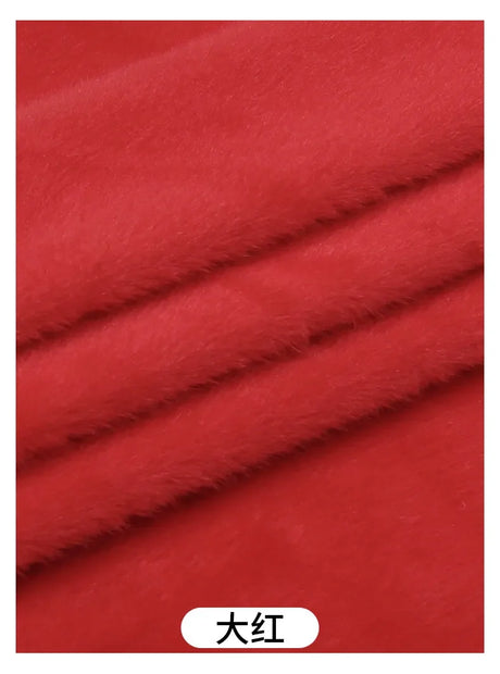 50x50cm 5mm Soft Breathable Elastic Faux Fur Fabric for Sewing Plush Toy Doll Scarf Hat Decorative Cloth Handmade DIY Fabrics