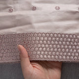 Nigerian Cotton Swiss Lace In Switzerland African Lace Fabric Embroidery Stones For Diy Sew Men's fabric High Quality 5Yard 4662