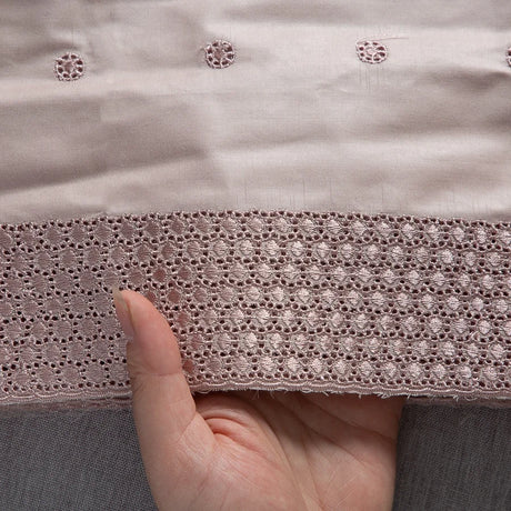 Nigerian Cotton Swiss Lace In Switzerland African Lace Fabric Embroidery Stones For Diy Sew Men's fabric High Quality 5Yard 4662