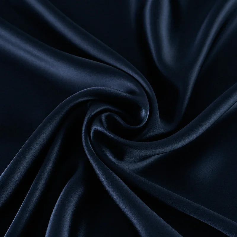 100% Mulberry Stain Silk Fabric 22 Momme Width 114cm Plain Dyed Silk Super Smooth For Wedding DIY Dress Clothing Bedding