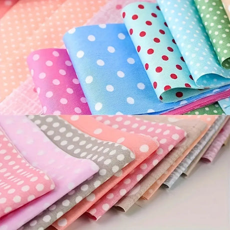 40Pcs DIY Cotton Handmade Craft Fabric Various Patterns Sewing Textiles Doll Clothes Splicing Cloth Family Work Artcraft Fabric
