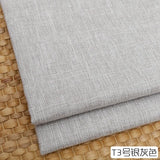 100cm*148cm Solid Color Thick Coarse Linen Sofa Fabric Cotton and Linen Curtain Tablecloth DIY Polyester Linen Fabric 400-500g/m