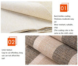 Thickening Solid Color Polyester Linen Fabric Dust-proof Coarse Fabric Canvas Sofa DIY Curtains Tablecloths Seat Cushions Fabric