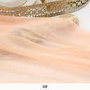 0.5m/1m/5m Soft Power Stretch Mesh Fabric for Sewing Dance Dresses Bridal Dress Backing Tight Performance Costumes Mosquito Net