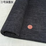 100cm*148cm Solid Color Thick Coarse Linen Sofa Fabric Cotton and Linen Curtain Tablecloth DIY Polyester Linen Fabric 400-500g/m