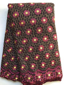 Cotton Dry Lace Fabric With Stones African Lace Fabric Latest Nigerian Swiss Voile Lace in Switzerland For Party Dress Sewing