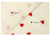 145x50cm Small Cherry Ribbed Knitted Pure Cotton Jacquard Fabric For Children's Clothing, T-shirts, Handmade DIY Sewing Fabrics