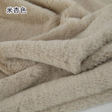 White Grey Colour Series 8mm imitation Rex rabbit Fur Fabric short plush fabric cabinet tablecloth display scarf cotton doll DIY