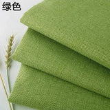 Cotton and Linen Sofa Fabric Solid Color Thickened Coating Dustproof Coarse Cloth Burlap Canvas Pillow Curtain DIY sewing Fabric