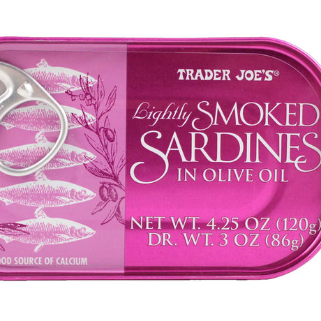Trader Joe’s Lightly Smoked Sardines in Olive Oil 4.25 Oz