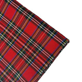 1-3 Yard Medium Thick Classic and Stylish Scottish Checks Polyester Cotton Fabric for Sewing Ladies Skirt,Tartan Designer Fabric