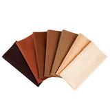 7PCS 25 x 25cm/50 x 50cm Squares Cotton Craft Plain Fabric Cloths for DIY Bundle Patchwork Quilting Sewing Scrapbooking Artcraft