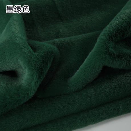 White Grey Colour Series 8mm imitation Rex rabbit Fur Fabric short plush fabric cabinet tablecloth display scarf cotton doll DIY