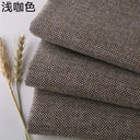 Cotton and Linen Sofa Fabric Solid Color Thickened Coating Dustproof Coarse Cloth Burlap Canvas Pillow Curtain DIY sewing Fabric