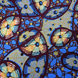 African cotton wax prints fabric, grand super Hollandais wax fabric, golden wax glitter, 6 yards per piece