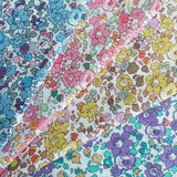 Betsy Floral 60S Tissun liberty Cotton Fabric For Kids Baby Sewing Cloth Dresses Skirt DIY Handmade Designer Patchwork Meter