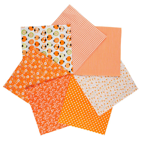 7Pcs 20" x 20" Cotton Fabric DIY Making Supplies Quilting Patchwork Fabric Fat Quarter Bundles DIY for Quilting Patchwork