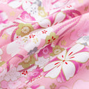 50x145cm Japanese Kimono Bronzed Fabric Sushi Cherry Blossoms Print Cotton Cloth DIY Materials Patchwork Accessories for Sewing