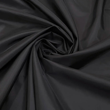 Taffeta Lining Fabric for Clothes and Luggage, Black Cloth