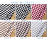 146cm Width High-grade Houndstooth Fabrics Cotton and Linen Plaid Fabrics Thickening Sofa Pillow Tablecloth DIY Sewing Fabrics