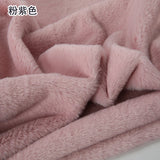 White Grey Colour Series 8mm imitation Rex rabbit Fur Fabric short plush fabric cabinet tablecloth display scarf cotton doll DIY