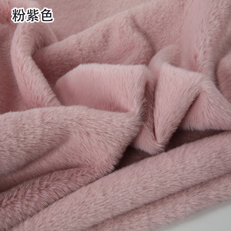 White Grey Colour Series 8mm imitation Rex rabbit Fur Fabric short plush fabric cabinet tablecloth display scarf cotton doll DIY