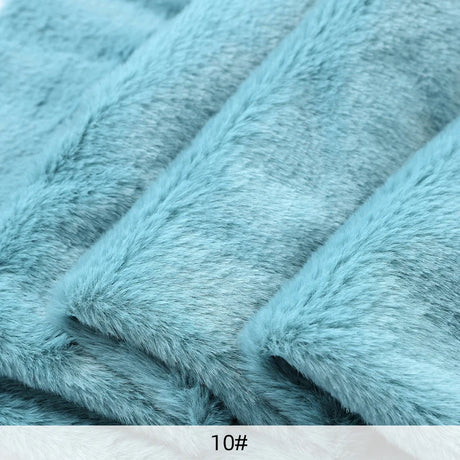 8mm Imitation Rabbit Fur Fabric Soft Short Plush For Warm Scarf, Doll,DIY Plush Toys Fabric Background Display Cloth 50x50cm/1m