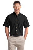 Camisa de sarga de manga corta Port Authority®  