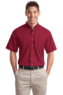Camisa de sarga de manga corta Port Authority®  