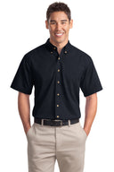 Camisa de sarga de manga corta Port Authority®  