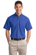Camisa de sarga de manga corta Port Authority®  