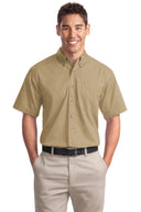 Camisa de sarga de manga corta Port Authority®  