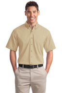 Camisa de sarga de manga corta Port Authority®  