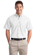 Camisa de sarga de manga corta Port Authority®  